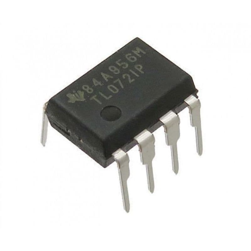 TL072CP Low Noise Dual JFET Op-Amp IC DIP-8 - View 1