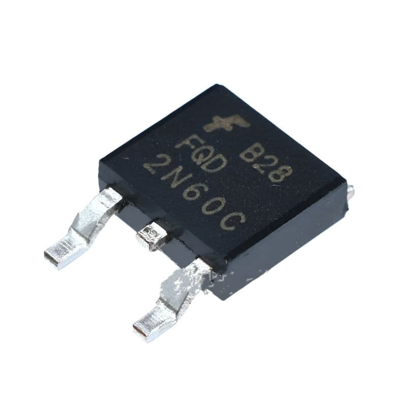 FQD2N60 N-Channel MOSFET High-Power Switching Transistor - View 1