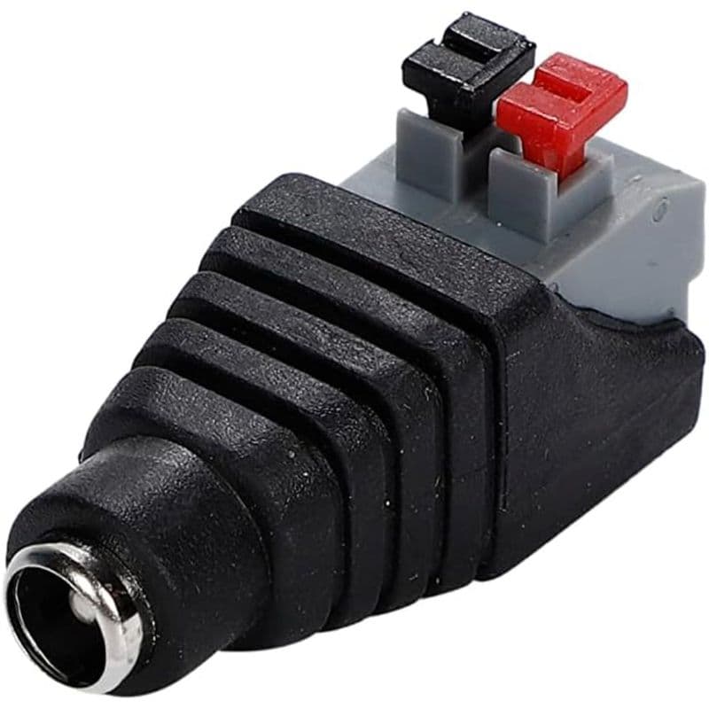 DC Female Connector 5.5x2.1mm Power Adapter Push Type - View 1