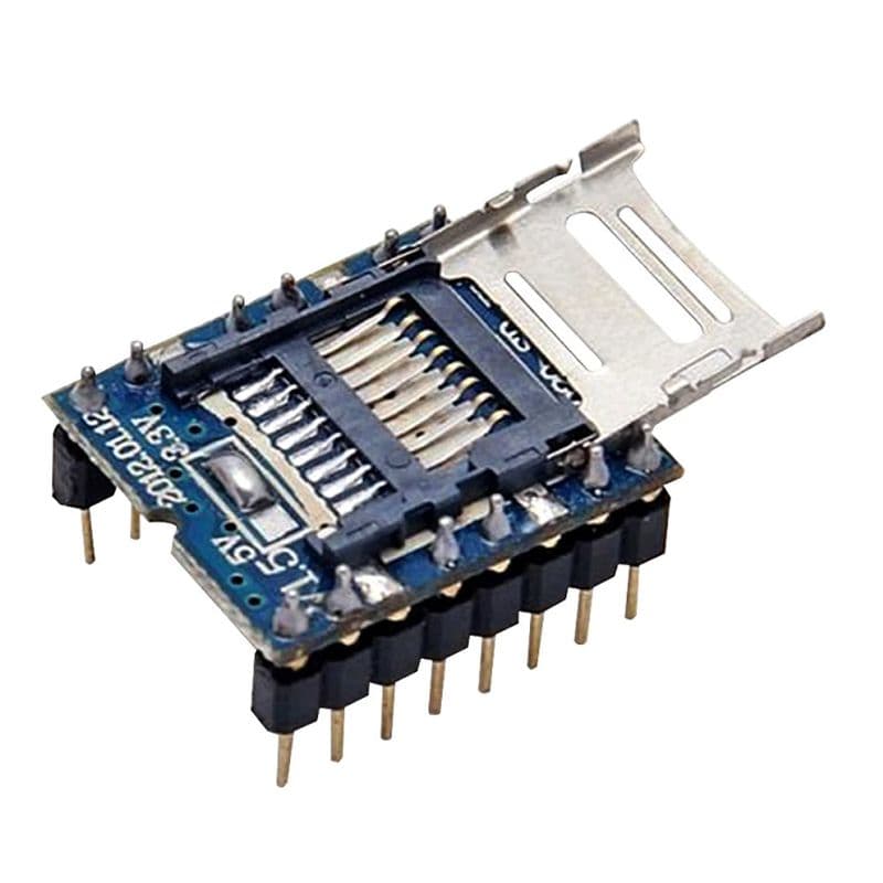 Voice module U-disk audio player Micro SD card voice module WTV020-SD-16P - View 2