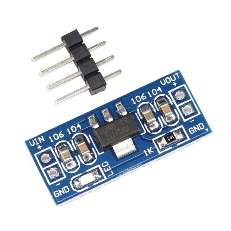 AMS1117 DC/DC Step-Down Voltage Regulator 5V Power Supply Module - View 1