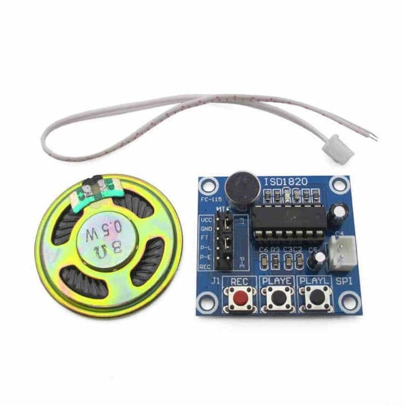 ISD1820 Recording Module Voice Board With On Board Mic and Loud Speaker - View 1