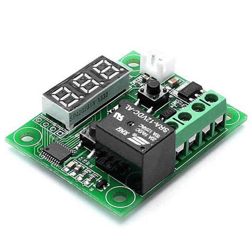 XH-W1209 W1209 12V Red Digital Temperature Controller Module With Display and NTC Temp Sensor - View 3