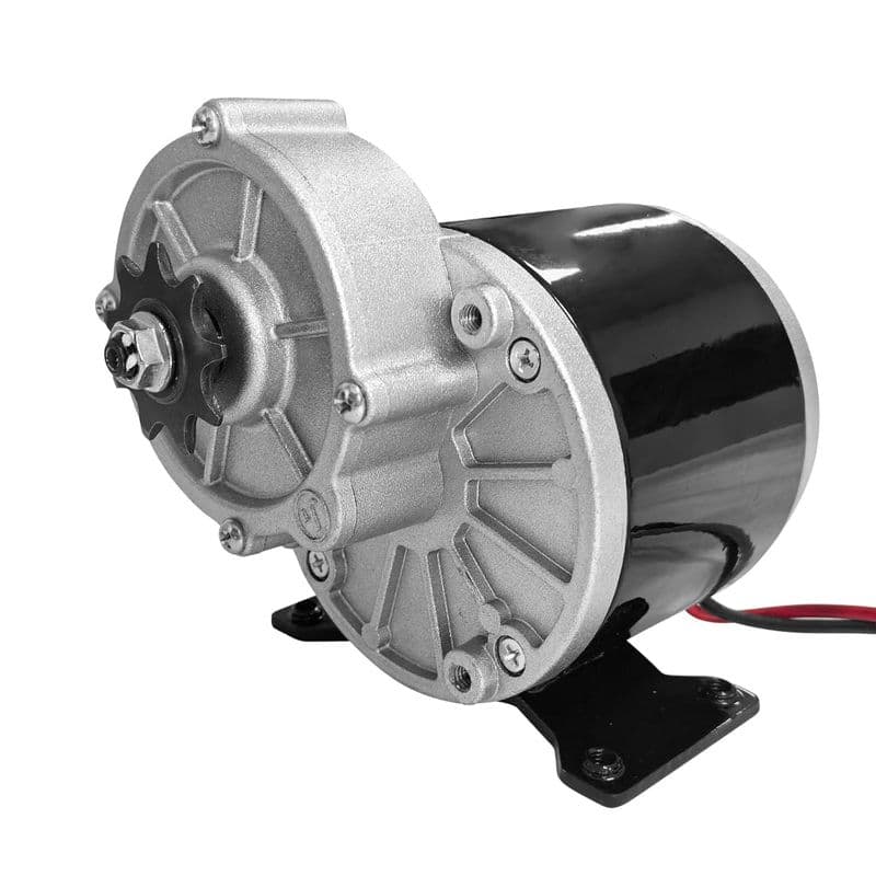 MY1016Z3 24V 350W 324RPM Brushed DC Gear Motor with Chain Sprocket - View 3