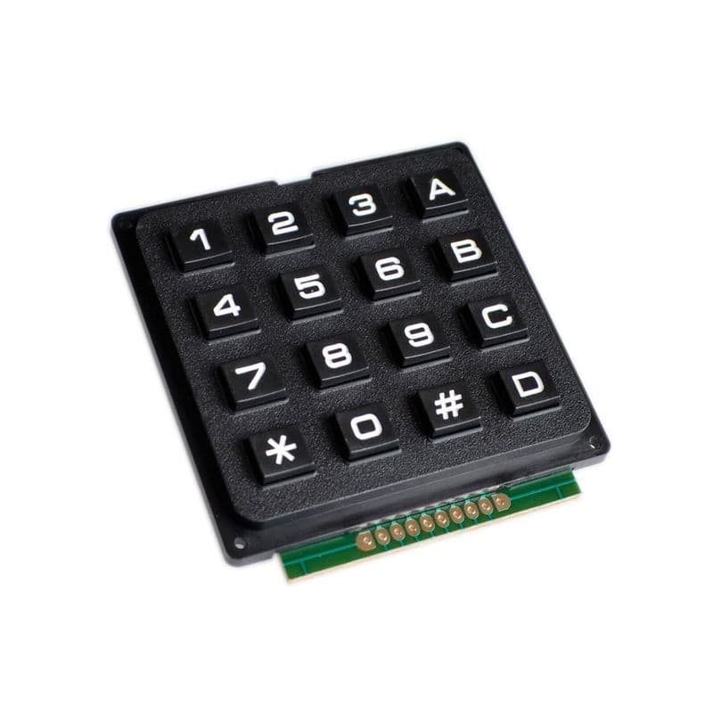 4×4 Matrix 16 Keyboard Keypad Module Plastic Keys Switch - View 1