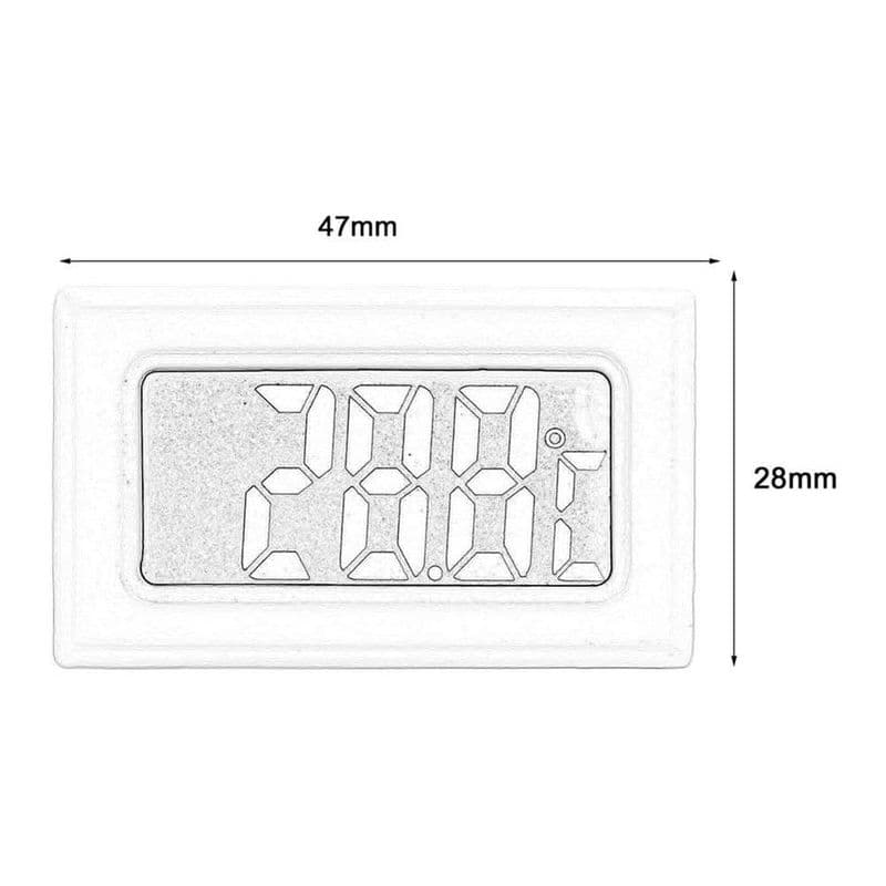 LCD Electronic Fish Tank Thermometer Temperature Display with Waterproof Probe White - View 3