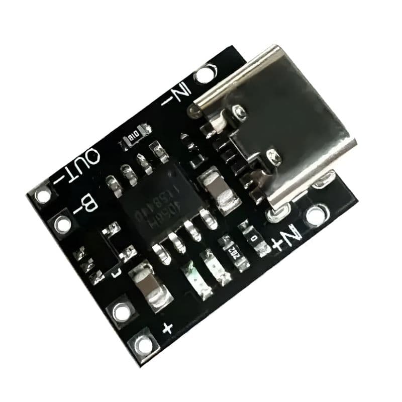 1A lithium battery 3.7V 4.2V charger module Type-C - View 1