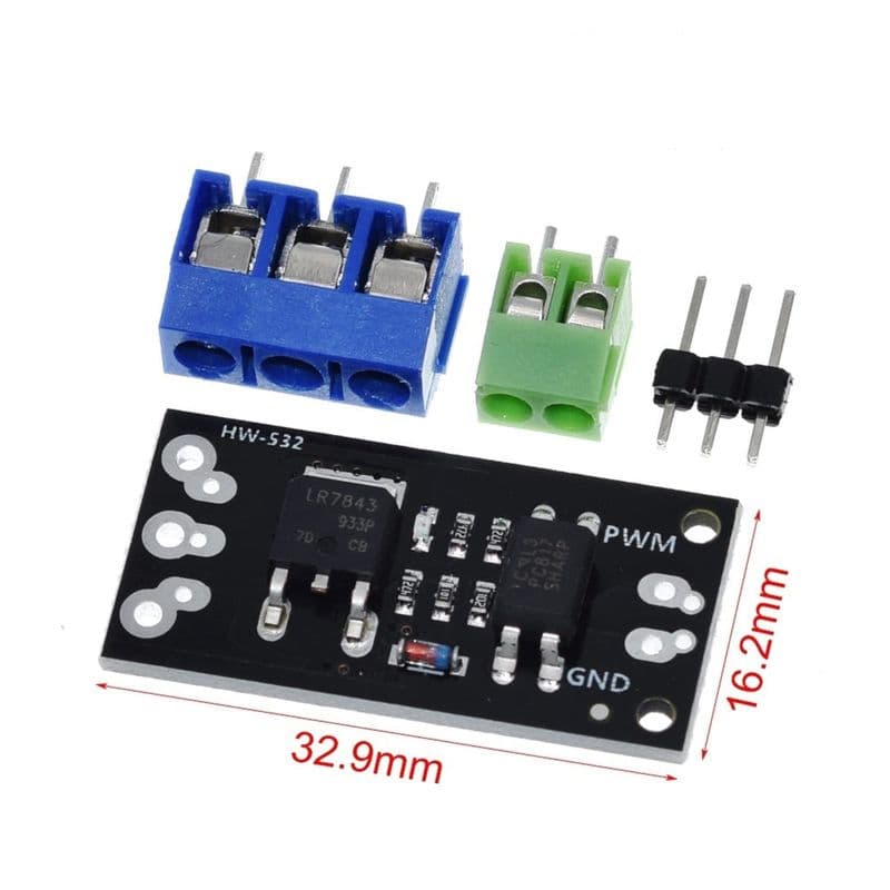FR120N Mosfet control Module Replacement Relay - View 2