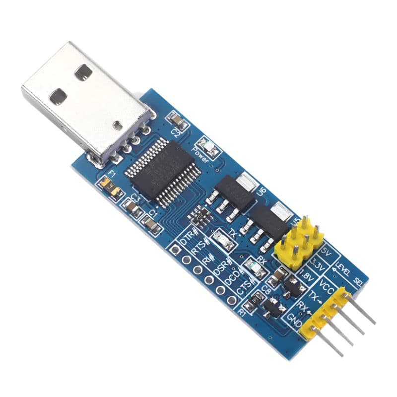 USB to TTL Serial Port Board 5V/3.3V/1.8V Level Download and Record Line FT232RL Serial Port Module - View 1
