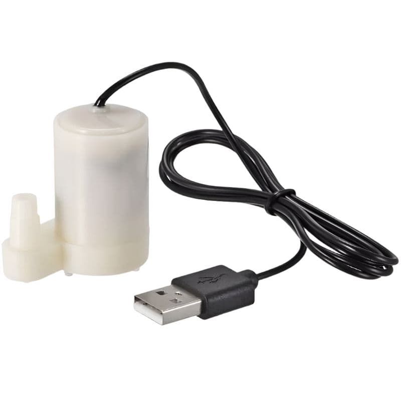 5V Noiseless Mini Submersible Pump with USB input Plug - View 1
