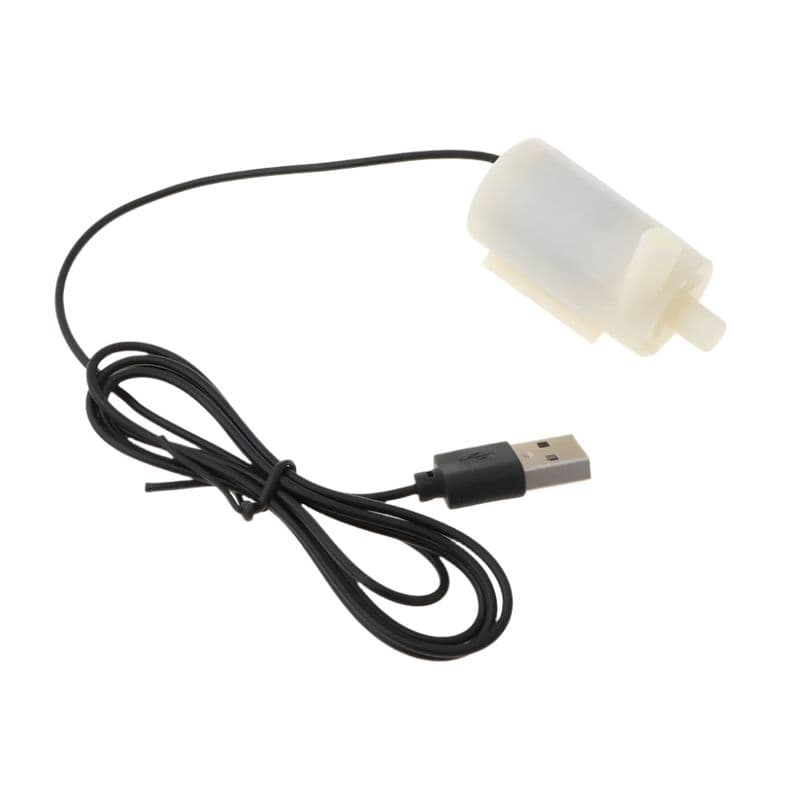 5V Noiseless Mini Submersible Pump with USB input Plug - View 2