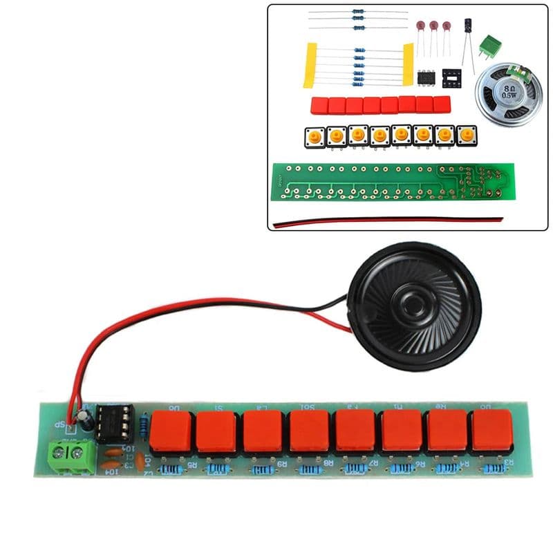 DIY Electronic Piano NE555 Electronic Music Organ Parts Eight Notes Kit - View 3