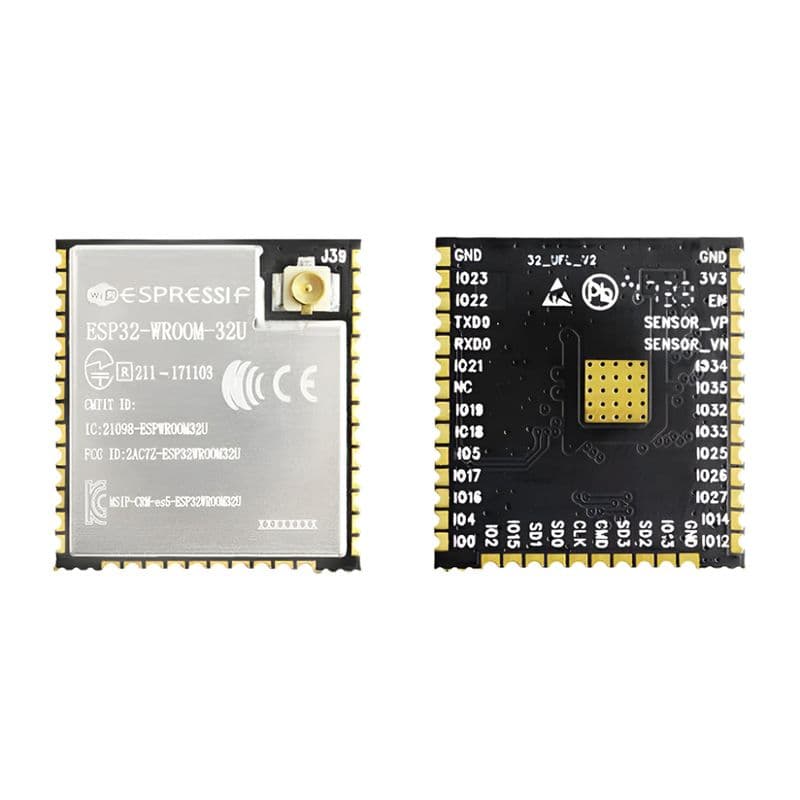 ESP32-WROOM-32U 8M 64Mbit WiFi Flash Bluetooth Module - View 1
