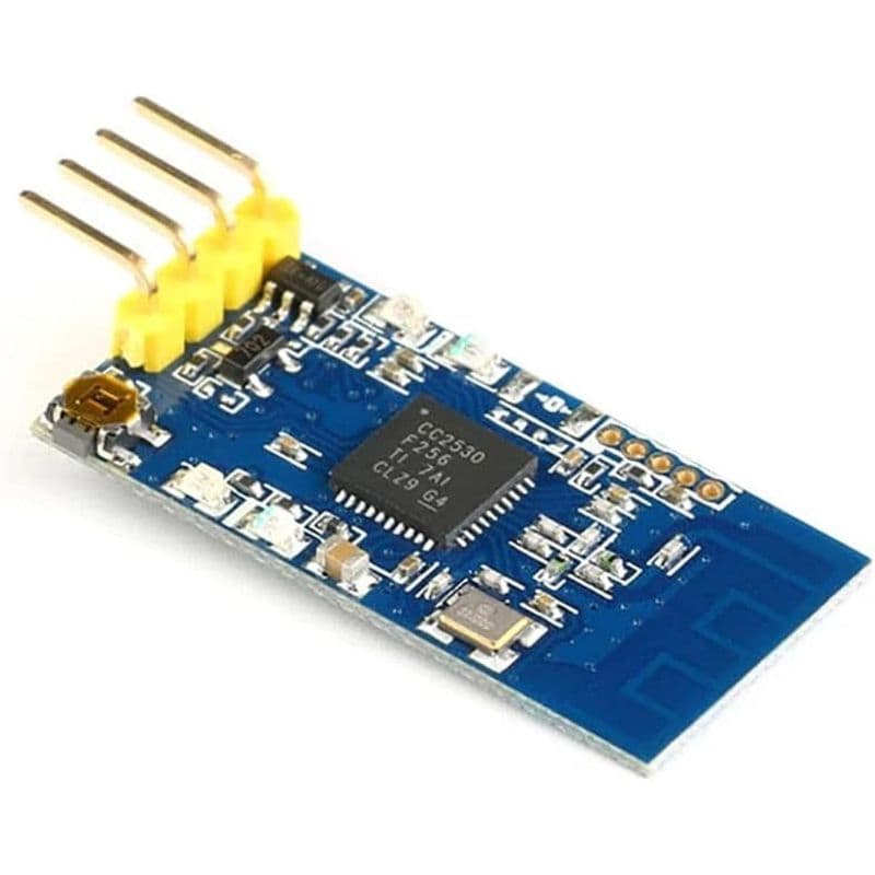 2.4G zigbee wireless serial transceiver module CC2530 data transparent transmission point to point broadcast mode TTL - View 1