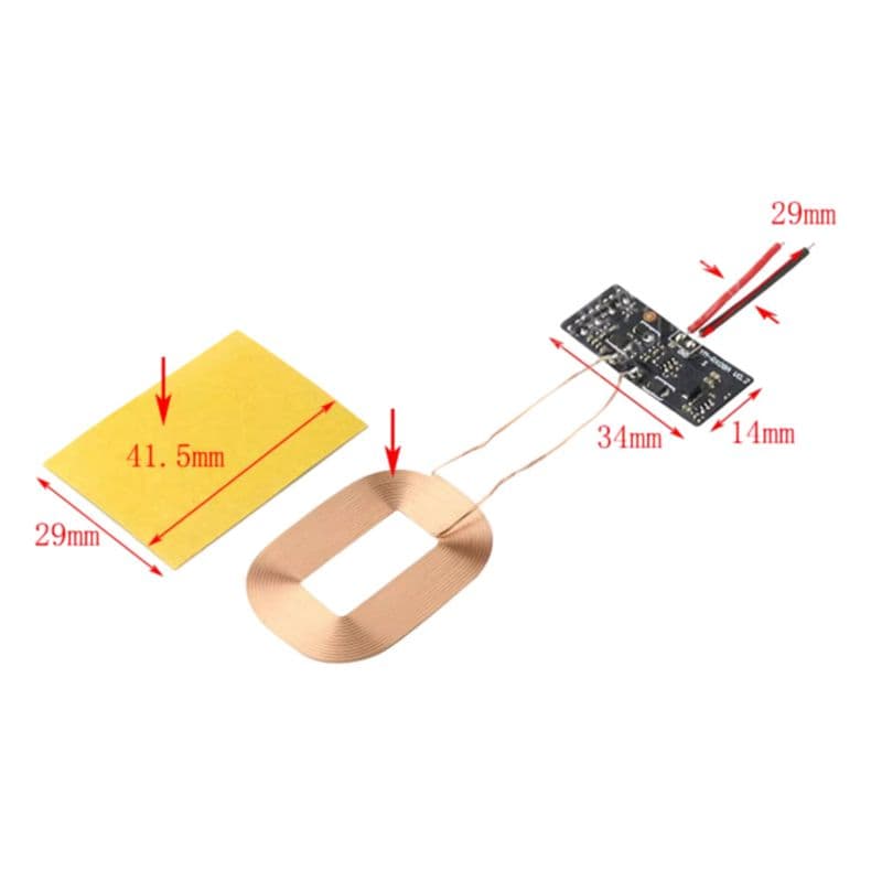 5W 5V 1A Wireless Charging Qi Standard PCBA Circuit Board Module - View 2