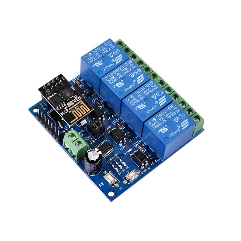 ESP8266 ESP-01 5V 4-Channels WiFi Relay Module for Home Remote Control Switch - View 2