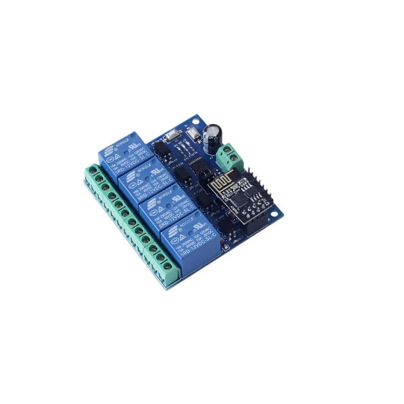 ESP8266 ESP-01 12V 4 Channels WiFi Relay Module Home Remote Control Switch - View 2