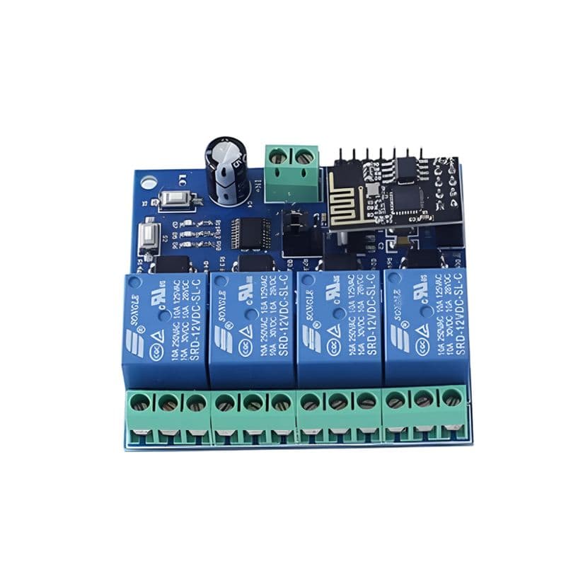 ESP8266 ESP-01 12V 4 Channels WiFi Relay Module Home Remote Control Switch - View 3