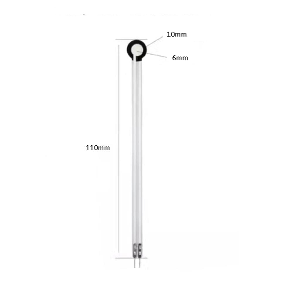 Thin Film Pressure Sensor Single Point Circular Diameter 6 mm Flexible Resistor Long tail - View 3