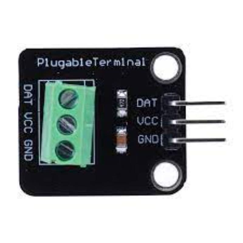 DS18B20/LM35DZ probe line adapter board - View 2