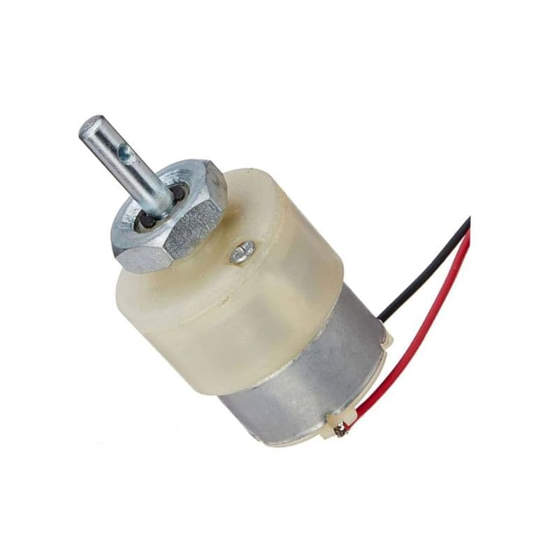 12V 100 RPM Centre Shaft Geared DC motor Metal Gears - View 1