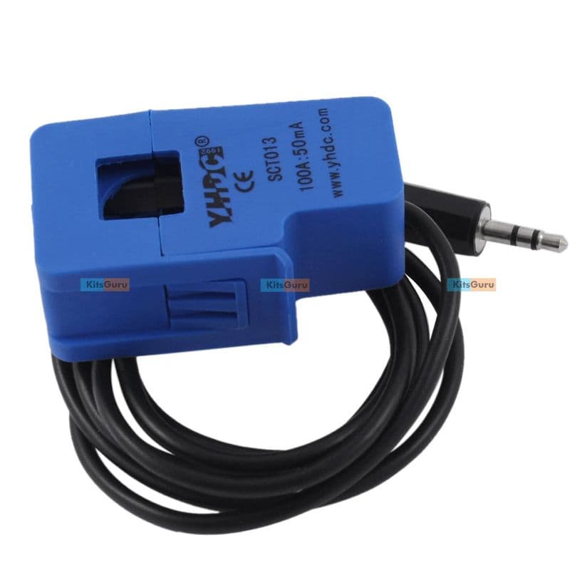 SCT-013-100 Non-invasive AC Current Sensor Clamp Sensor Split Current Transformer 100A - View 2