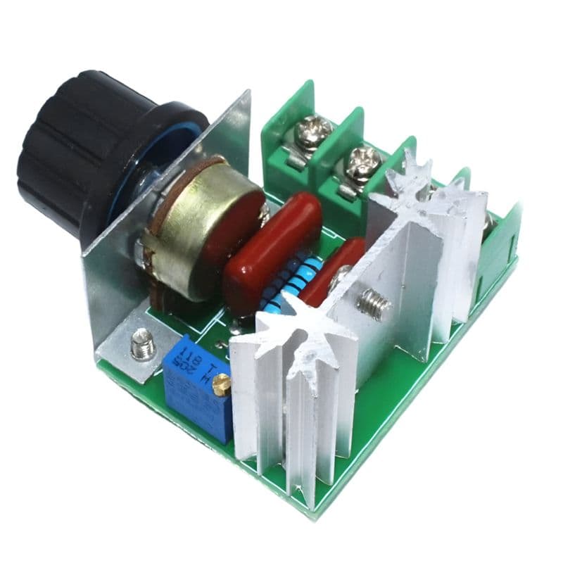 2000W 220V Thyristor, High-Power Electronic Regulator Speed Controller SCR Voltage Regulator - View 1