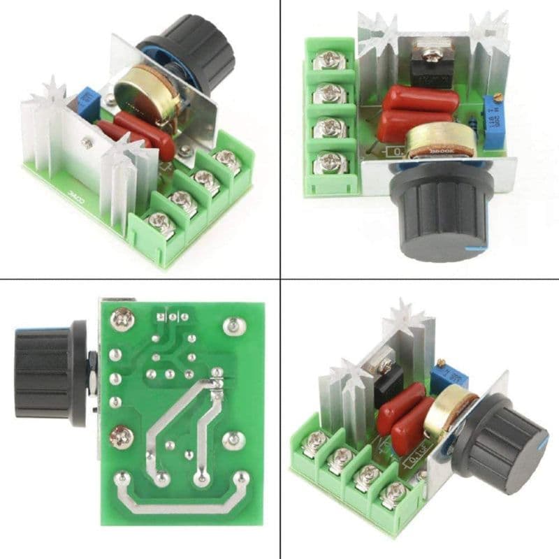 2000W 220V Thyristor, High-Power Electronic Regulator Speed Controller SCR Voltage Regulator - View 3