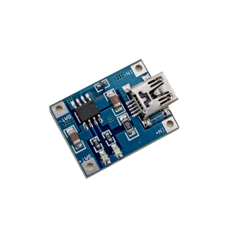 TP4056 1A 5V Li-ion lithium Battery Charging Module – Mini USB - View 1