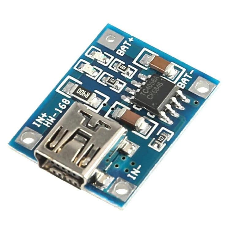 TP4056 1A 5V Li-ion lithium Battery Charging Module – Mini USB - View 2
