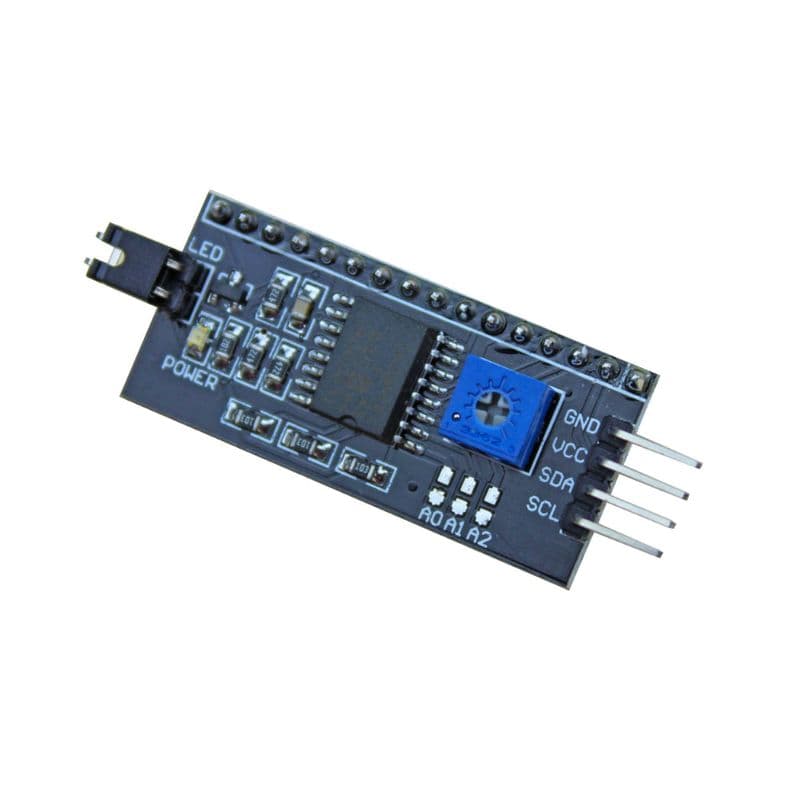 16x2 LCD I2C IIC TWI SPI Serial Interface Adapter - View 1