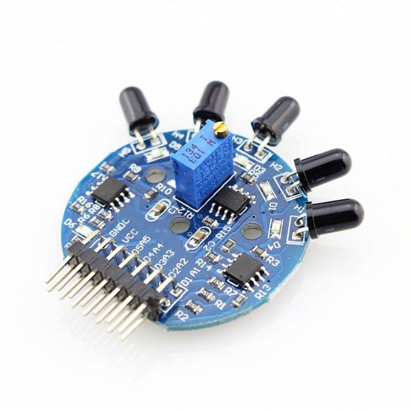 5-Channel 5 way Flame Sensor Module - View 1