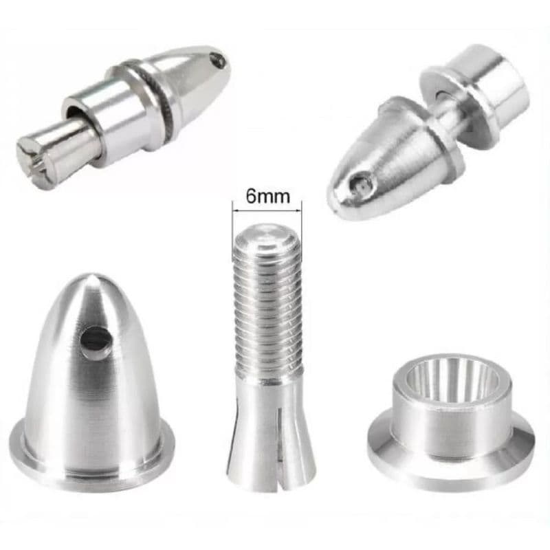 3.17mm RC Aluminum Bullet Propeller Adapter Holder for Brushless Motor (Collet Type) - 1Pcs - View 1