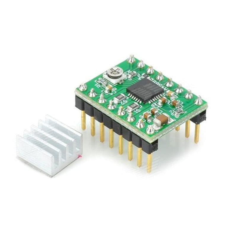 Reprap A4988 stepper motor driver 3D Printer + heat sink with sticker - View 1