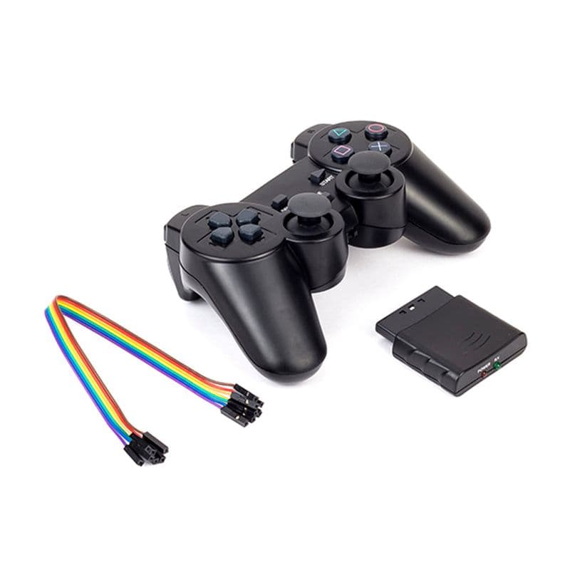 PS2 Wireless Controller Gamepad Joystick 2.4G RF Remote & Receiver - View 1