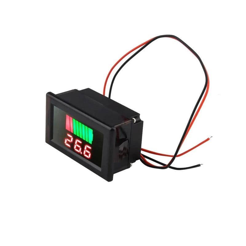 12V Two Wire Digital Display Battery Level Indicator - View 2