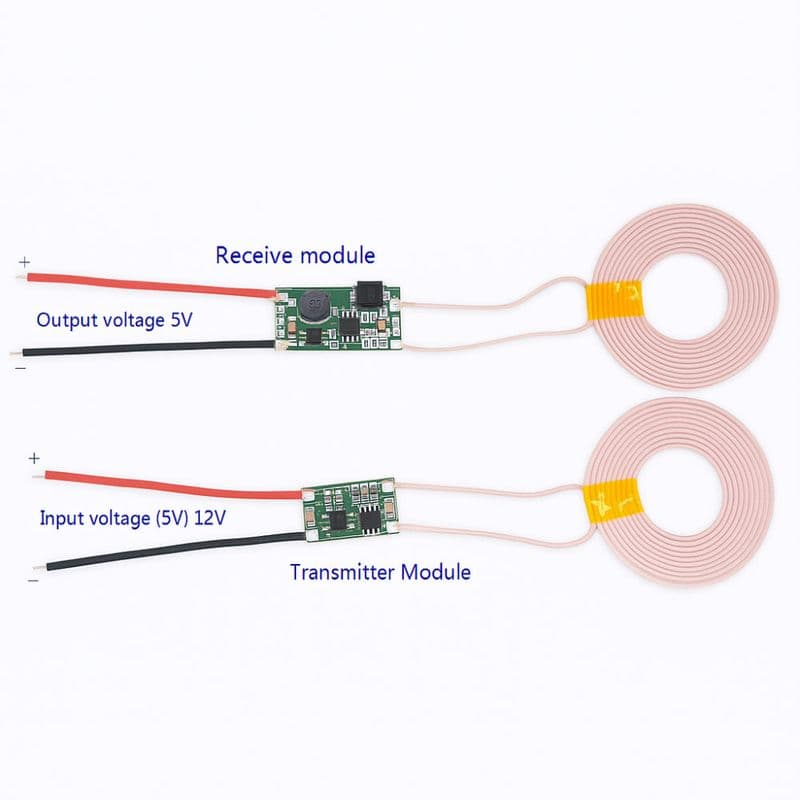 5V 300mA Wireless Power Supply Transmitter Receiver Charging Coil Module - View 1