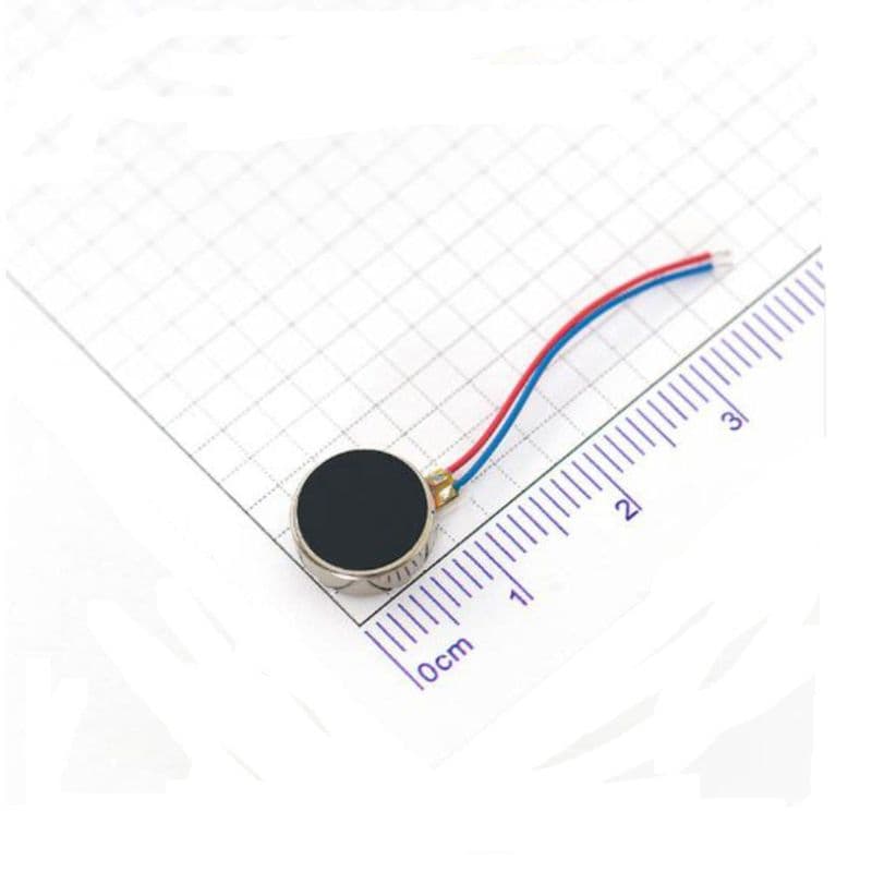 1027 10mm Diameter 2.7mm width Flat Button Coin type Micro Vibrator Motor 3V - View 3