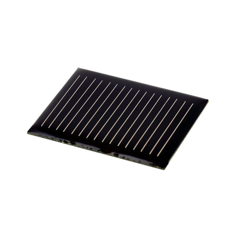 Monocrystalline Silicon Solar Panel 4V 30mA 38mm X 30mm X 3mm - View 1