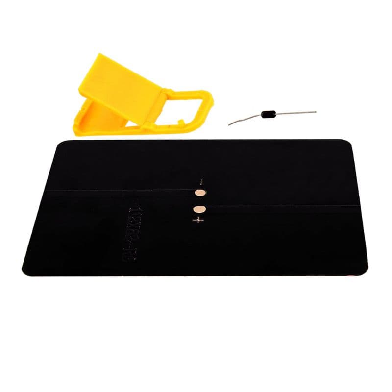 Monocrystalline Silicon Solar Panel 5.5V 130mA .6Watt 112mm X 82mm X 3mm - View 3