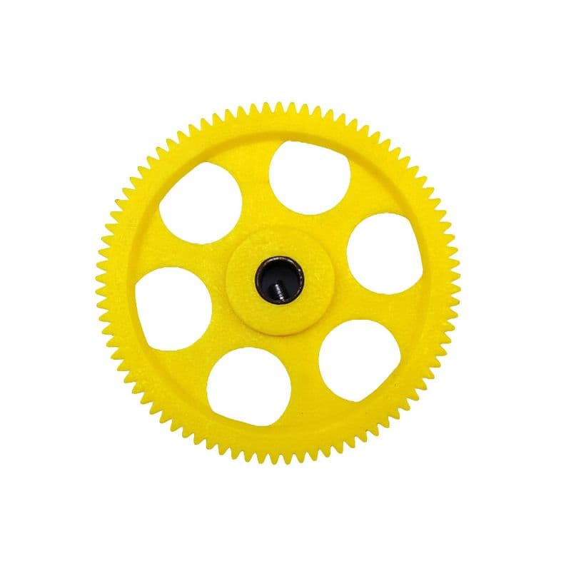 Plastic Spur Gear Teeth 85 Dia 56mm Width 4mm , Centre Hole Dia 6mm - View 2