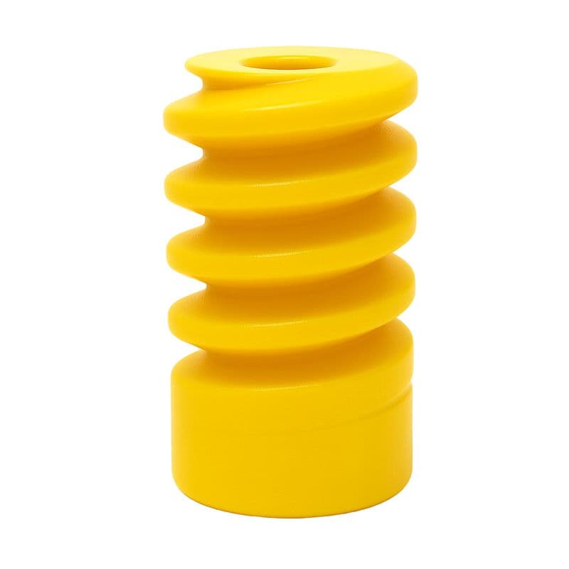 Plastic Worm Gear Teeth 5 Dia 18mm Length 30mm Centre Hole Dia 6mm - View 1