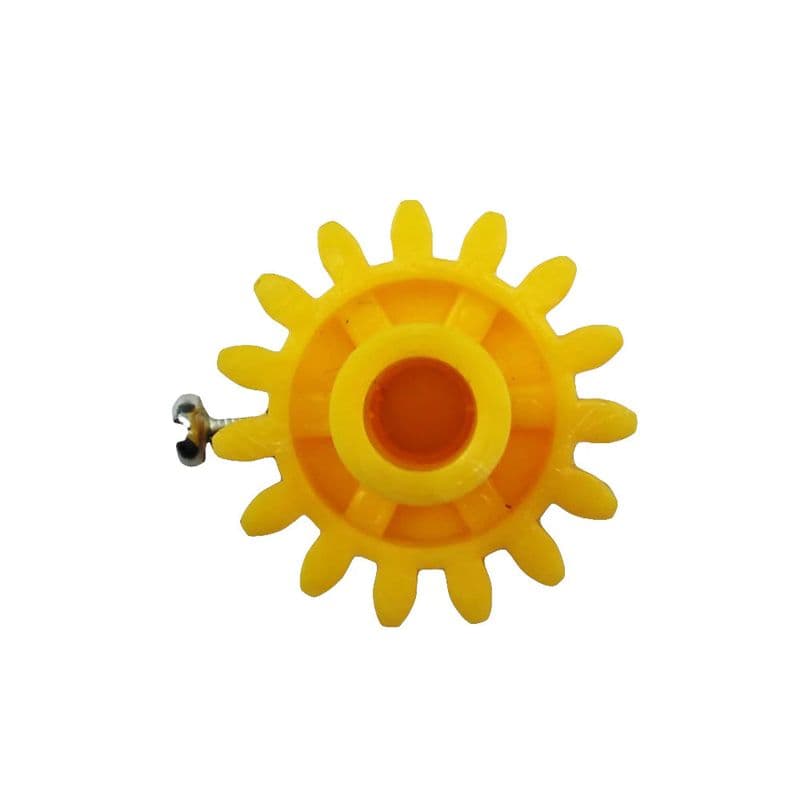 Plastic Spur Gear Teeth 15 Dia 25mm Width 12mm Centre Hole Dia 6mm - View 3