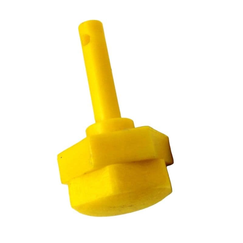 Plastic Dead Axle with Nut Length 45mm Bolt Head Dia 21mm - View 1