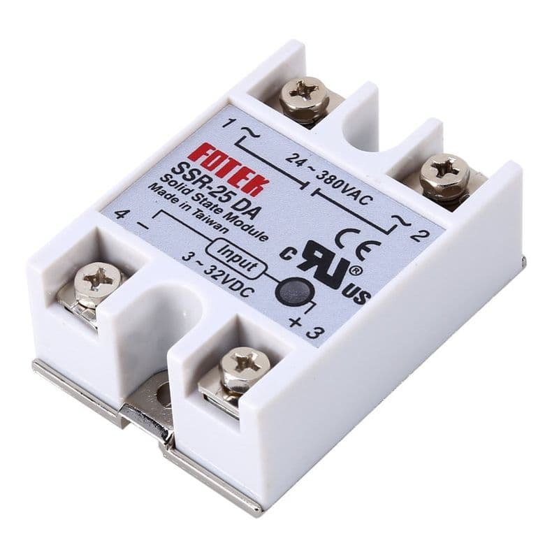 DC To AC SSR-25DA Solid State Relay Module 3-32 VDC /24-380VAC 25A - View 3