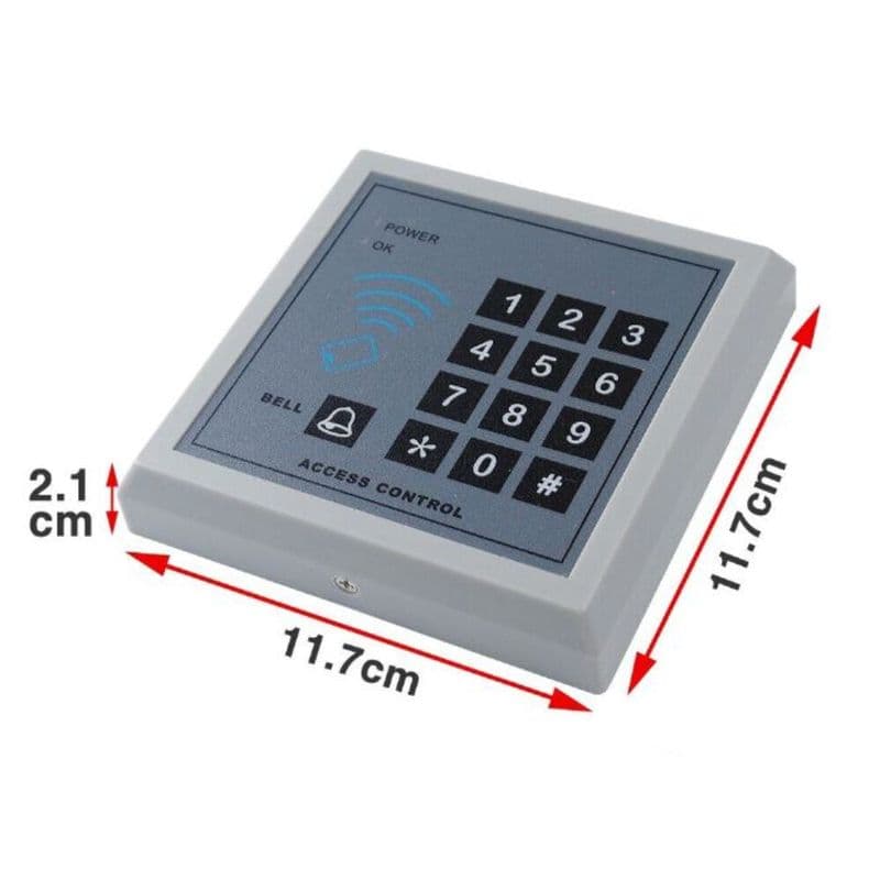 Security RFID Proximity Entry Door Lock Access Control System 500 User + 10 Keys - View 2