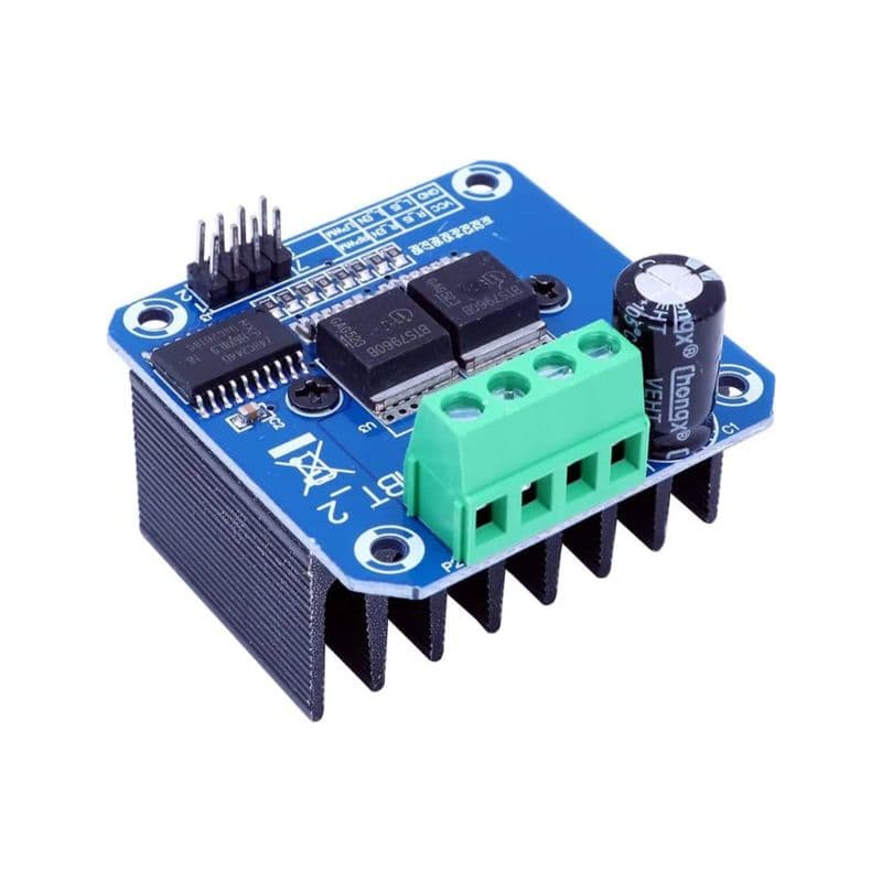 Double BTS7960 43A H-Bridge High-Power Stepper Motor Driver Module - View 2