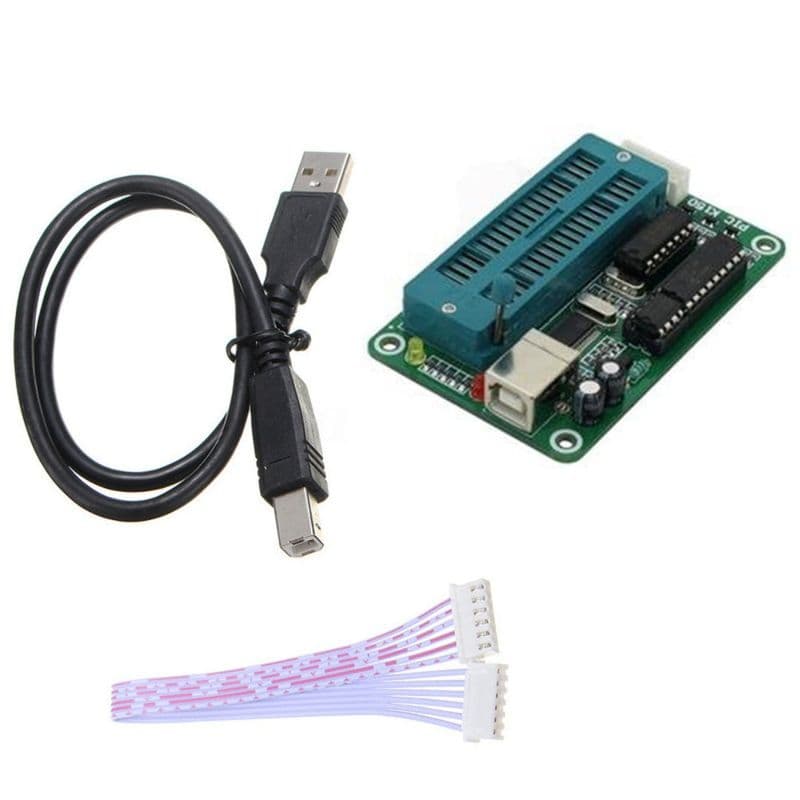 PIC K150 USB Automatic Develop Microcontroller Programmer with ICSP Cable (Body width: 10 mm) - View 2