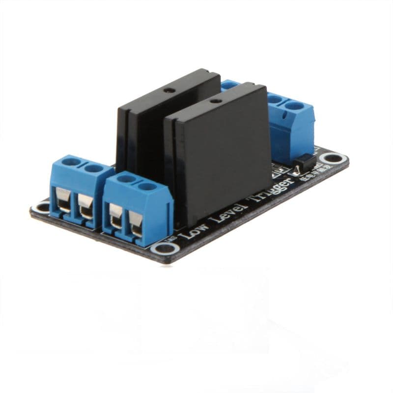 2 Channel 5V SSR G3MB-202P Solid State Relay Module 240V 2A Output with Resistive Fuse - View 2