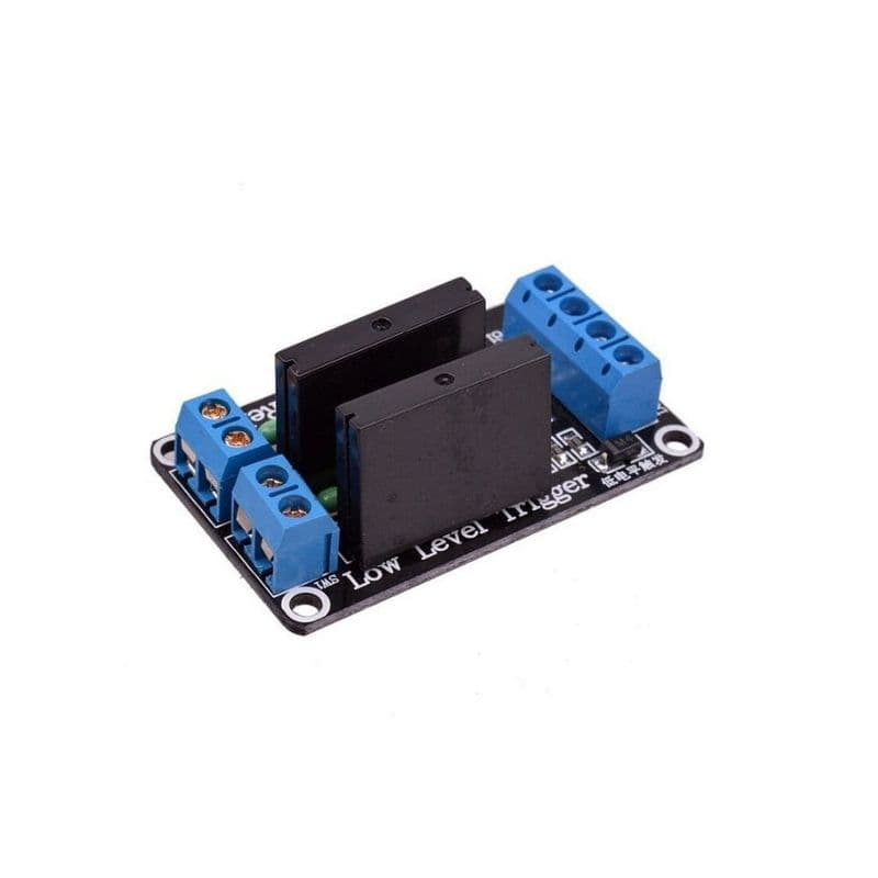 2 Channel 5V SSR G3MB-202P Solid State Relay Module 240V 2A Output with Resistive Fuse - View 3